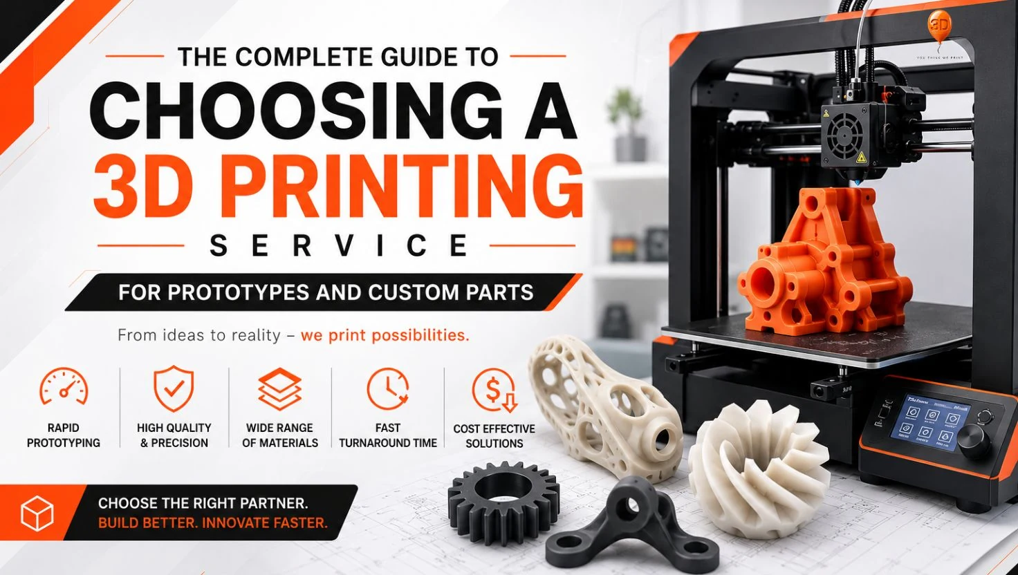 The Complete Guide to Choosing a 3D Printing Service for Prototypes and Custom Parts
